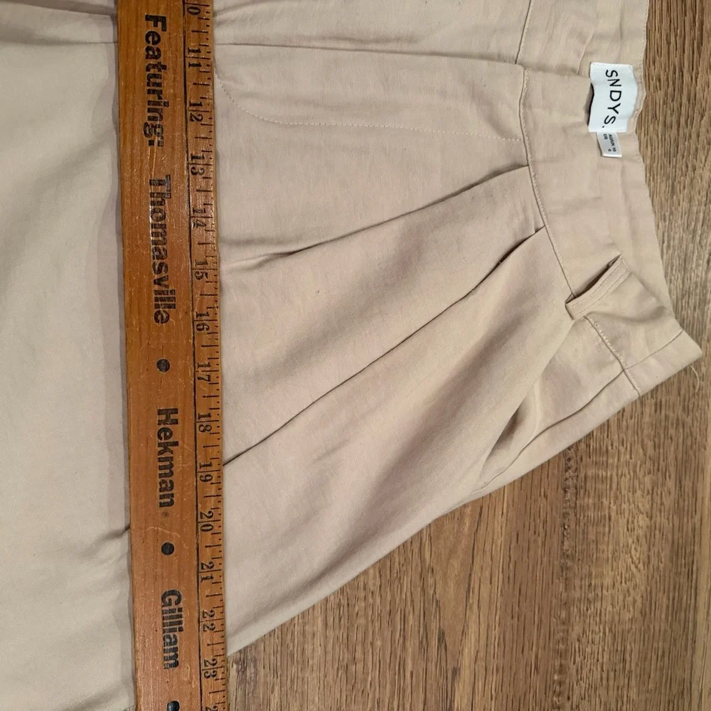 NWOT SNDYS Revolve Hills Pant in Cream M-6 - Picture 7 of 9